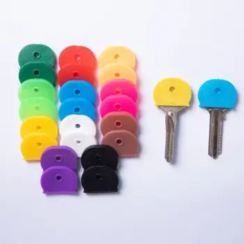 1-32шт Ярких цветов, Полые Силиконовые крышки для ключей, Топпер, держатель для ключей, кольца для ключей, сумка для ключей, Органайзер, кошельки
