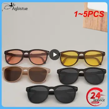 1-5 шт. Поляризованные солнцезащитные очки Фирменный дизайн Для мужчин и женщин Для вождения Солнцезащитные очки в квадратной оправе в стиле Ретро Велосипедные Очки UV400 Велосипед