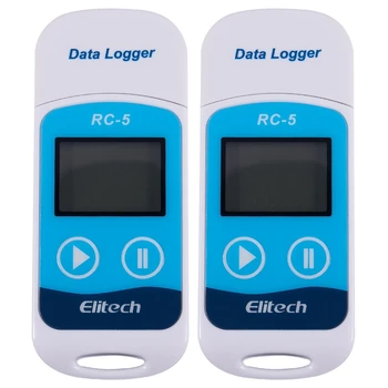 2X ELITECH 32000 Point USB регистратор температурных данных Рекордер Внутренний датчик