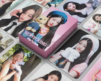 Kpop Idol 55 шт./компл. Lomo Card Альбом открыток IVE Wonyoung Новая коллекция подарков для любителей фотопечати
