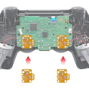 / PS5 / Плата сброса контроллера ONE Калибровка 3D джойстика Регулировка смещения влево и вправо Плата сброса PS5 Gampad