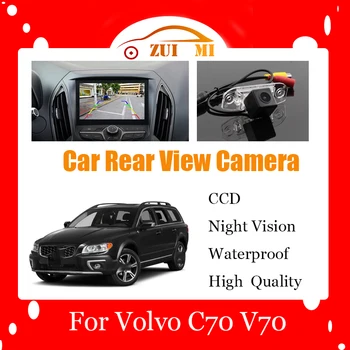 Автомобильная Камера Заднего Вида Заднего Вида Для Volvo C70 V70 XC 70 XC70 2008 ~ 2015 CCD Full HD Ночного Видения Резервная Парковочная Камера