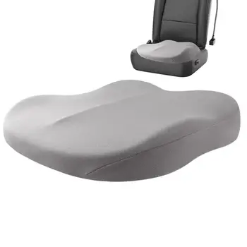 Автомобильная подушка-бустер из пены с эффектом памяти, увеличивающая сиденье Для людей невысокого роста, Рельефные подушки для ягодиц, Регулируемые подушки для автомобильных сидений