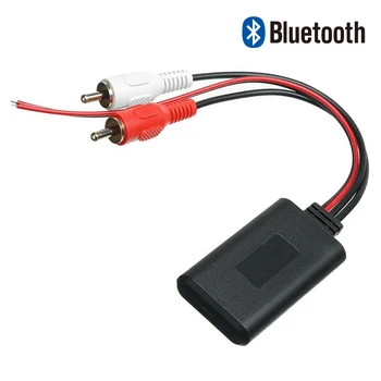 Автомобильный беспроводной модуль приемника Bluetooth Адаптер AUX Музыкальный аудио стереоприемник для автомобилей с интерфейсом 2RCA