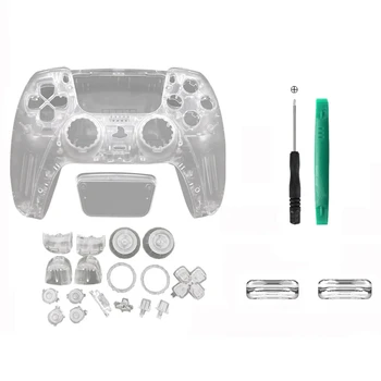 Аксессуары Корпус игрового контроллера для PS5 Индивидуальная лицевая панель контроллера, игровые чехлы для игровых оболочек