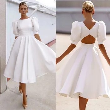 Белые осенние свадебные платья для женской одежды, осень 2022, сексуальное платье с открытой спиной, Элегантное облегающее платье, костюмы для косплея