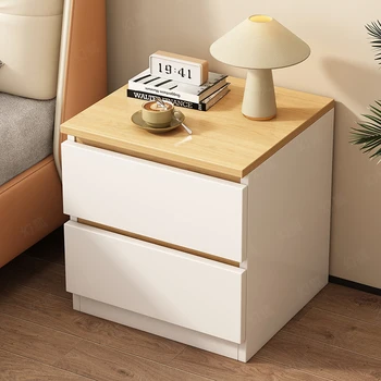 Белый ночной столик в спальне, современные дешевые деревянные тумбочки в скандинавском стиле, роскошные выдвижные ручки, мебель для отеля El Hogar