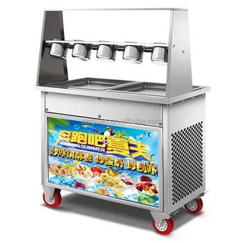Горячая распродажа, машина для приготовления мороженого во фритюре, мороженое с одним компрессором, очень дешево