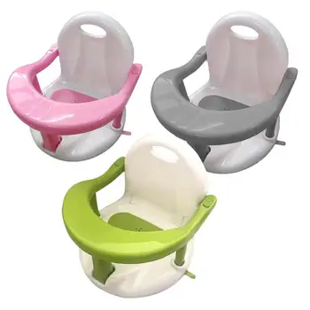 Детское сиденье для ванны, противоскользящее Детское кресло для душа, Детское Сиденье для ванны, стулья для душа, поддержка спинки и присоски, стул для ванной