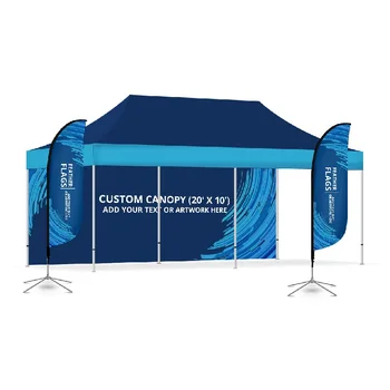 Изготовленный на заказ Алюминиевый Складной шатер для рекламы Pop Up Trade Show Ten размером 3x3 м, Шатер для выставки товаров на открытом воздухе