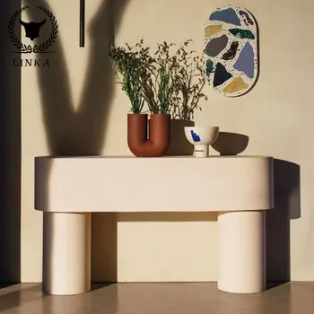 Изготовленный на заказ скандинавским датским дизайнером легкий роскошный туалетный столик туалетный столик входной столик входной столик модельная комната гардероб