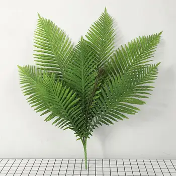 Искусственные листья, многоцелевая пластиковая имитация листьев хризалидокарпуса ручной работы, дисплей для подарков