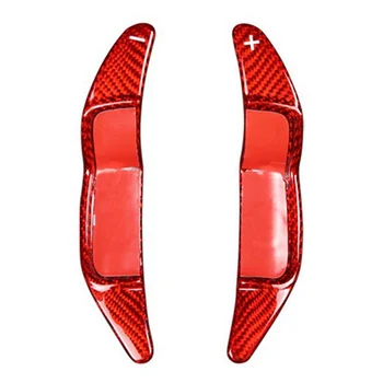 Красные Подрулевые Переключатели из Углеродного Волокна для BMW Mini R56 LCI Clubman R55 R57 R58 R59 R60 Удлинитель Руля DSG