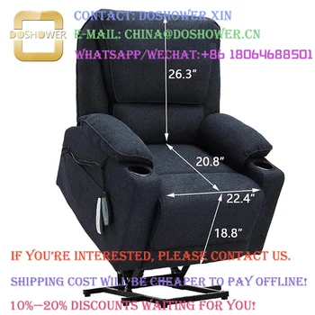 Кресла-подъемники для пожилых людей с USB-портом электрического подъемного кресла для ленивого мальчика Производство кресел-качалок