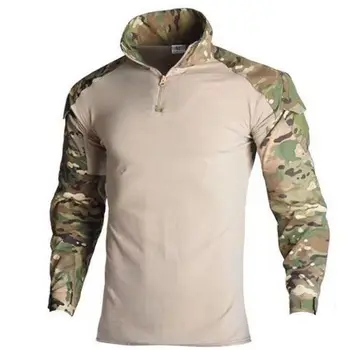 Мужские футболки для активного отдыха, походов, боевые Softair, армейский камуфляж Multicam CP, рубашка для охоты, скалолазания, тактическая одежда