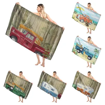 Мягкое банное полотенце для взрослых в гавайском стиле, сауна, большое пляжное полотенце, современное полотенце для фитнеса, женский душ в отеле, быстрое высыхание
