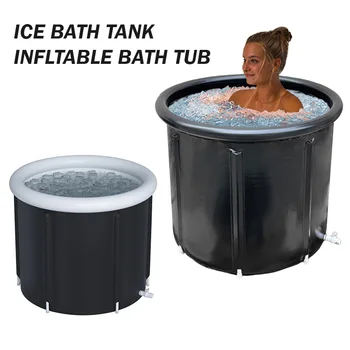 Надувная ванна со льдом для восстановления мышц при спортивных травмах, резервуар для купания со льдом, бассейн-бочка, для домашней сауны, Холодная ванна-терапия