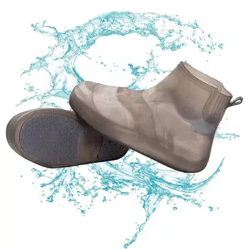 Непромокаемые бахилы, нескользящие силиконовые чехлы для защиты обуви на открытом воздухе, непромокаемые бахилы, уличное снаряжение для пеших прогулок, спорта, выживания
