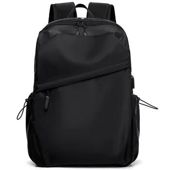 Новая компьютерная сумка через плечо, модный тренд, простой однотонный рюкзак для путешествий, рюкзак большой емкости, мужская сумка