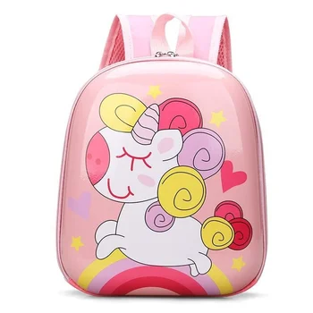 Новый детский рюкзак с единорогом для мальчика и девочки, школьная сумка для детского сада, милая мультяшная портативная мини-сумка для книг, розовые школьные сумки принцессы