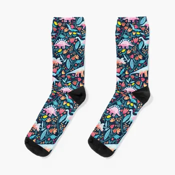 Носки Dinosaur Delight в подарок для мужчин, забавные носки для мужчин, носки с рисунком аниме от дизайнерского бренда