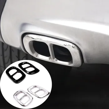 Отделка крышки выхлопной системы для Mercedes Benz GLA GLB X156 2015-2022 Автомобильные аксессуары для экстерьера