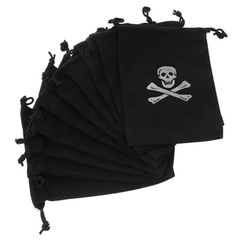 Пиратская сумка на Шнурке Подарочный Контейнер Сумка на Хэллоуин Нежный Прочный Практичный Рюкзак Для детей