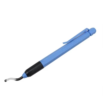 пластиковая ручка для снятия заусенцев 1 шт. EO2000 с лезвием HSS BS1010 Ручное управление с поворотом на 360 градусов Ручные инструменты для механической обработки