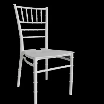 Пластиковый белый стул Chiavari из смолы Купить стулья Chiavari Tiffany