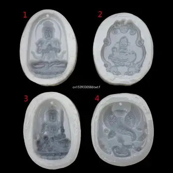 Подвеска ручной работы силиконовая форма буддизм эпоксидные формы брелок ремесла прямая поставка