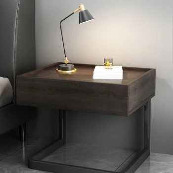 Подвесной узкий прикроватный столик Современный металл, Оригинальность Advanced Sense, прикроватный столик для спальни Comodini Camera Da Letto Furniture