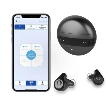 Приложение для слуховых аппаратов с Bluetooth-вкладышами Для пожилых людей, усилитель звука для глухих, перезаряжаемый слуховой аппарат, коллектор слуховых аппаратов