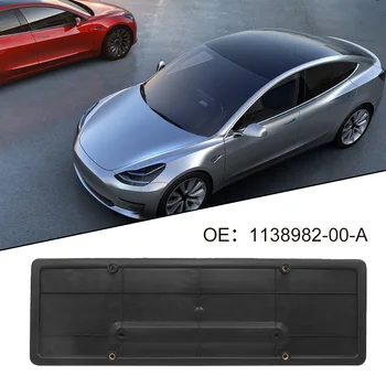 Рамка автомобильного номерного знака для Tesla модель 3 2017-2022 1138982-00-Держатель заднего номерного знака европейского стандарта