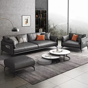 Роскошный Двухместный диван в итальянском стиле, Современный Водонепроницаемый диван для гостиной, Офисный диван в скандинавском стиле, Мебель для дома