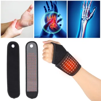 Самонагревающиеся компрессионные ремешки на запястьях для облегчения боли и ускорения заживления Магнитный браслет-грелка для рук