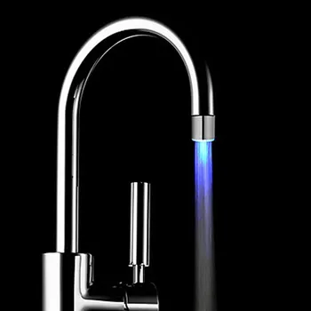 Светодиодный ночник, Датчик температуры, 3 цвета, система безопасности на кухне, Светящийся душ, Креативный Неоновый свет в ванной Alexa