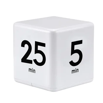 Таймер для приготовления кубиков, кухонный таймер, таймер управления временем, датчик силы тяжести, переключение для управления временем и обратного отсчета 25-5-45-15 минут