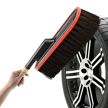 Тряпка для автомобиля, щетка для уборки пыли, инструмент для вытирания пыли, швабра с выдвижной ручкой, эффективная тряпка для удаления пыльцы, пыли и ворсинок Для уборки автомобиля
