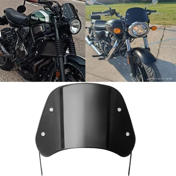 Универсальный ветроотражатель лобового стекла мотоцикла Ветровое стекло для электрических мотоциклов Yamaha Tracer 900 Gt Cafe Racer Xmax 125